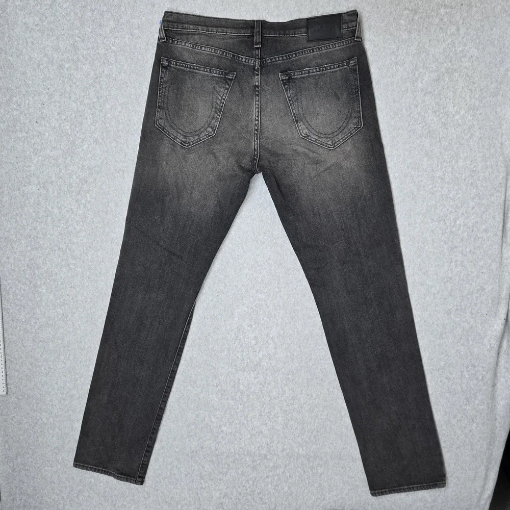 True‎ Religion Men Jeans 32 Gray Denim GENO Relaxed Slim 33